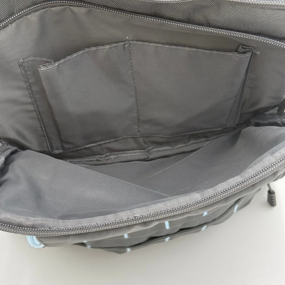 Jeep Diaper Bag Backpack Gray Tactical Insulated Bottle Pocket Multi-Compartment